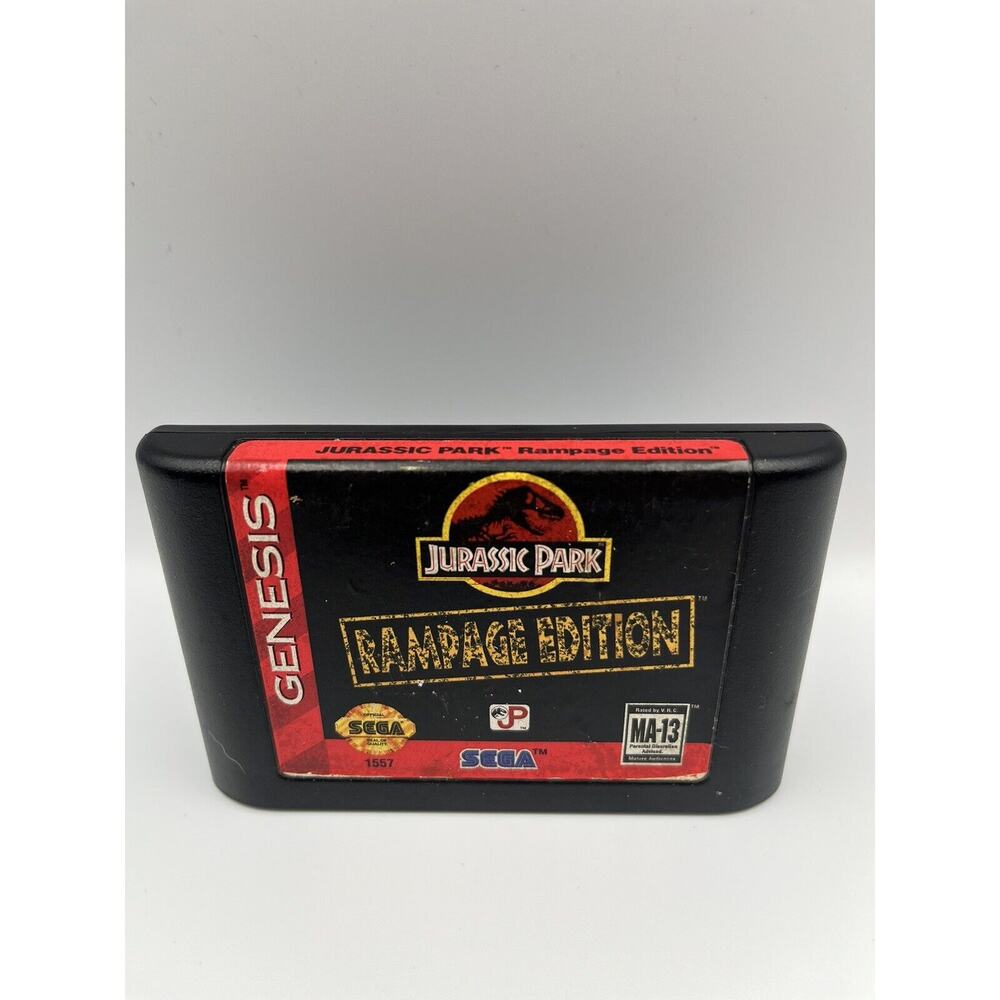 Jurassic Park: Rampage Edition (Sega Genesis, 1994) CLEANED TESTED